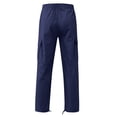 thumbnail image 4 of Kcodviy Mens Casual Waist Color Mens Cargo Work Pants Sports Hat Woven Pocket Shuffle Pants Foot Rope Solid Pants Many Pockets Pants Street Cargo Tie Mens Men Pants Cargo Pants, 4 of 5
