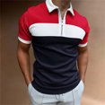 thumbnail image 4 of BOBOGOJP Polo pour Homme à Séchage Rapide, Frais, Manches Courtes, Sport Décontracté, Tennis Golf, Chemise pour Homme (Rouge,m), 4 of 5