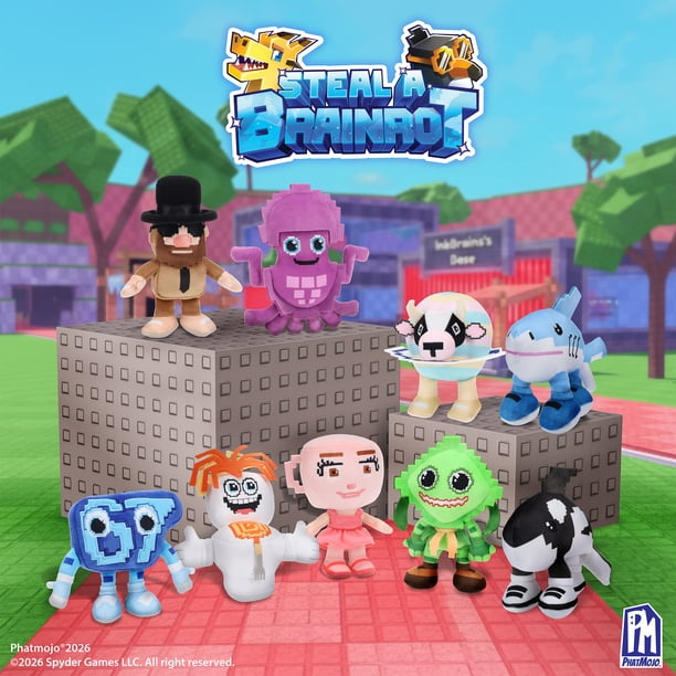 Steal A Brainrot – Mystery Collectible Plush Includes DLC Codes