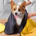 thumbnail image 3 of maskred Pet Clean And Fresh Convenient Dog Towels For Grooming Dog Towels For Drying Dogs Yellow+Grey 30*30cm 1Set, 3 of 6