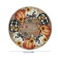 thumbnail image 2 of Cameland Napperons Automne Nouveau Lin Érable Citrouille Imprimé Rond Napperons Décoration Maison Ambiance Arrangement, 2 of 6