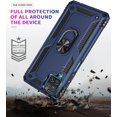 thumbnail image 5 of for Samsung A53 5G Case, Galaxy A53 5G Case with HD Screen Protector, [Military Grade 16ft. Drop Tested] Ring Shockproof Protective Phone Case for Samsung Galaxy A53 5G - Blue, 5 of 5