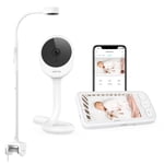 Baby Monitor avec caméra et audio, Netvue Peekababy 1080P HD 5" Caméras de sécurité
