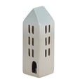 thumbnail image 2 of HOLIDAY TIME 8 IN Tall Ceramic Lighted House Tabletop Decor, 90% Ceramic 10% Electronic Components LED Christmas Village Decoration, 2 of 6