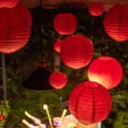 thumbnail image 2 of 25Pcs Chinese Hanging Paper Lantern Decor for Birthday Wedding Festival Holiday Garden, 2 of 8