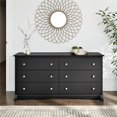 thumbnail image 4 of Prepac Sonoma Commode à 6 Tiroirs de 59 Po en Bois d'Ingénierie, Noire, 4 of 12