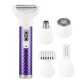 thumbnail image 1 of Unique Bargains Rasoir Électrique 5 en 1 Tondeuse à Cheveux Rechargeable Sans Fil Violet, 1 of 7
