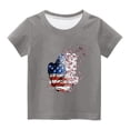 thumbnail image 4 of TopLLC Manches Courtes Col Rond Blouses & Chemises Chemises pour Enfants T-Shirt Graphique Manches Courtes Col Rond Crop Top pour 3-14 Ans Filles et Garçons T-Shirt Tee Blouse Fille, 4 of 4