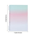 thumbnail image 3 of Fareti Spiral Notebook A5 Wide Ruled Notebooks Gradient Small Lined Notebooks for Note Taking for Work Study Business Travel, 3 of 4