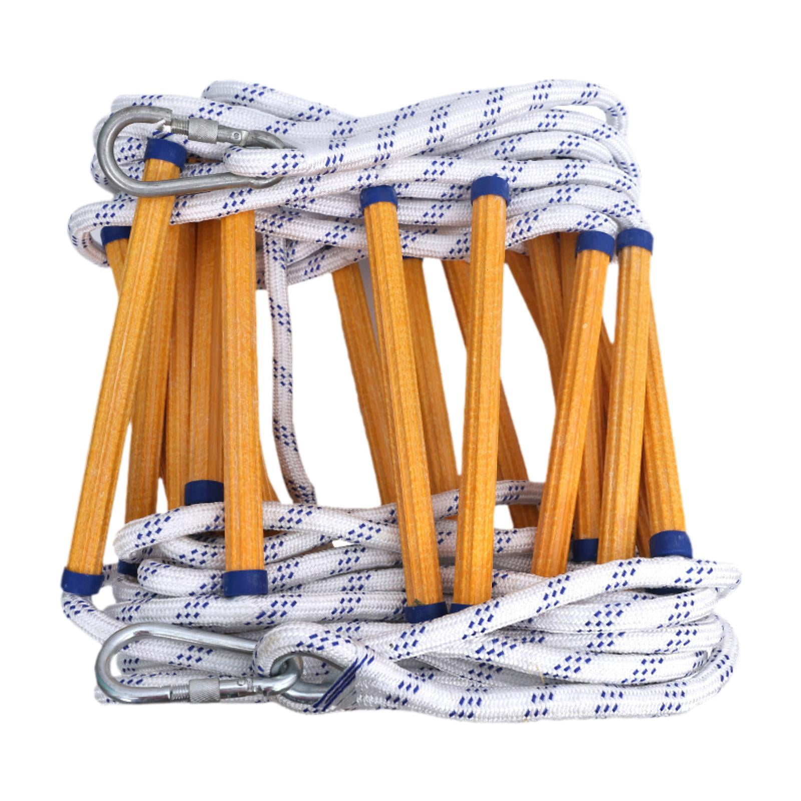 amagogo Escape Ladder Extension Rope Ladder with 2 to 8M Reusable Rope Ladder for School