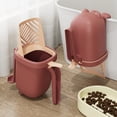 thumbnail image 1 of EGNMCR Cats Litter Scooping With Holders Litter Box Shovel And Waste Storage Container 3 In 1 Portable Kitty Poop Disposal System Plastics Scoop, 1 of 6