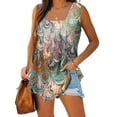 thumbnail image 2 of T-shirts pour Femmes Mode Femmes Imprimé Débardeurs Confortables Légers Camisole T-Shirt T-Shirt Imprimé Machine, 2 of 5