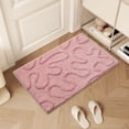 thumbnail image 1 of EGNMCR Tapis en Forme de Cœur Uniques Résistant aux Taches et Sensible aux Soins pour Chevet Adapté aux Décorations de la Saint-Valentin Tapis de Sol en polyester, 1 of 6