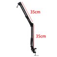 thumbnail image 2 of Support de Bras de Ciseaux de Microphone 75cm de Haut Perche de Table Mic Suspension pour Support de Microphone Bleu Yéti Pro USB, 2 of 7