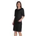 thumbnail image 2 of Inkmeso Robe T-Shirt pour Femmes à Manches au Coude, Coupe Régulière, avec Poches avant, 2 of 8
