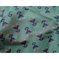 thumbnail image 4 of oneOone Silk Tabby Fabric Leaves & Floral Block Print Sewing Fabric BTY 42 Inch Wide, 4 of 4