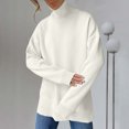 thumbnail image 1 of Dvkptbk Chandails pour Femmes Mode Féminine Tenue Décontractée Manches Longues Col Rond Chandail Vêtements en Liquidation, 1 of 7