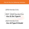 thumbnail image 2 of MAX Advanced Brakes - Brake Kit For 2016-2021 Honda Civic (Excl.l. Type R)| Carbon Ceramic Brake Pad and Rotor Kit Front and Rear| Daily Driving Geomet Coated Brake Rotors, 2 of 9