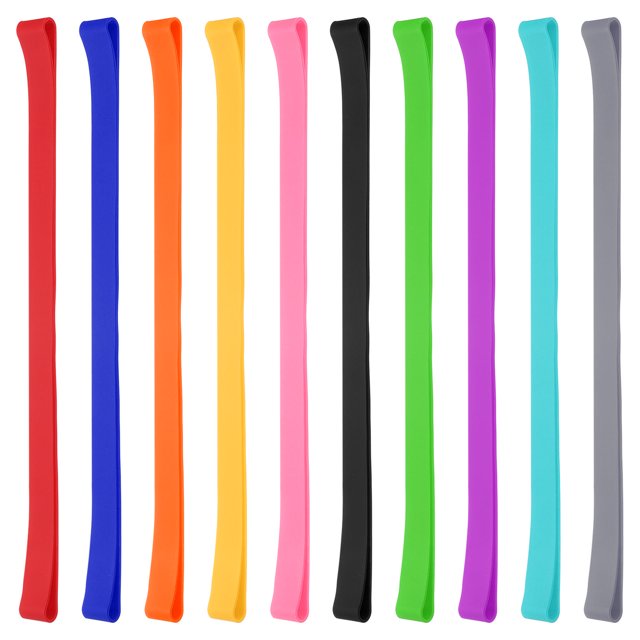 Unique Bargains Élastiques 11.8 x 18 Pieds, 10 Pcs, Multicolore