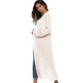 thumbnail image 4 of Pulls Longs Tricotant des Manches Longues Poches Cardigan Pulls Cardigans, 4 of 9