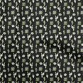 thumbnail image 1 of oneOone Velvet Black Fabric Cactus Craft Projects Decor Fabric Printed By The Yard 58 Inch Wide, 1 of 5