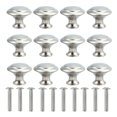 thumbnail image 2 of MasteelfCA 12 Pcs Practical Stainless Steel Drawer Cabinet Door Single Hole Handles (Silver), 2 of 8