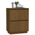 thumbnail image 2 of vidaXL Buffet Miel Brun 60x34x75 cm Pin Massif, 2 of 5