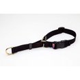 thumbnail image 1 of MPP Deluxe Martingale Dog Collar Adjustable Heavy Soft Brass Hardware (Small 14 to 18 Inches, Black), 1 of 1