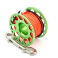 thumbnail image 1 of yingyy Keep Diving FXL-952 Aluminium Spool Reel Colorful Polyester Rope Hanging Rotary Reels Freediving Underwater Accessories Green 30m, 1 of 6