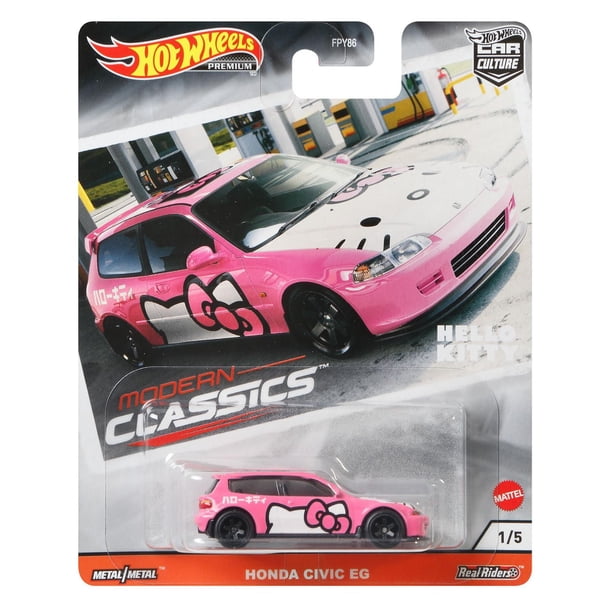 Hot Wheels Honda Civic Hatchback Hello Kitty Collectible 1:64