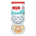 thumbnail image 1 of NUK Perfect Match Air Baby Pacifiers, 6-18 Months, Orthodontic Pacifiers that Promote Air Flow & Prevent Drool Rash, 95% Baby Acceptance**, Lion & Zebra, 2 Count, 1 of 13