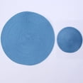 thumbnail image 1 of Tapis de Table Rond Tissé, Napperon de Salle à Manger en Fil de Coton Résistant à la Chaleur et Imperméable, Napperon de Table Basse Anti-Huile, Protection de Table Décorative Élégante 32 cm, 1 of 2