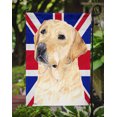 thumbnail image 3 of Carolines Treasures SC9833GF Labrador With English Union Jack British Flag Flag Garden Size, 3 of 3