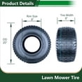 thumbnail image 3 of Hi-Run SU05 16X6.50-8 2PR Turf Lawn and Garden Tire, 3 of 6