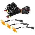 thumbnail image 1 of Car Grille Light Bumper Grille Lamp Grill Light Replacement Front Grille Light Grille Light For  3pcs Car Grille Light With Harness High Brightness Fit For    2010-2014 2017-up, 1 of 8