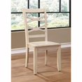 thumbnail image 1 of Benzara BM122920 Giselle Chaise de Transition & 44; Blanc - Lot de 2, 1 of 2