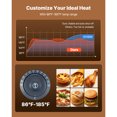 thumbnail image 3 of KFFKFF 5-Tier Commercial Food Warmer Display, 800W Food Display Warmer with LED Light, Adjustable Shelf and Stainless Steel Frame, 86℉~185℉ Air Heating, 60L, 3 of 9