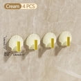 thumbnail image 1 of Boovnll Crochets pour Suspendre, 4 Pcs Crochet Mural pour Sac Crochet de Porte Rangement Support de Casque Crochets, Crochets, Organisation et Rangement, 1 of 5