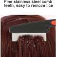 thumbnail image 5 of Stainless Steel Fine Tooth Comb Lice Comb, Professional Head Lice Remover Hair Gift, 5 of 5