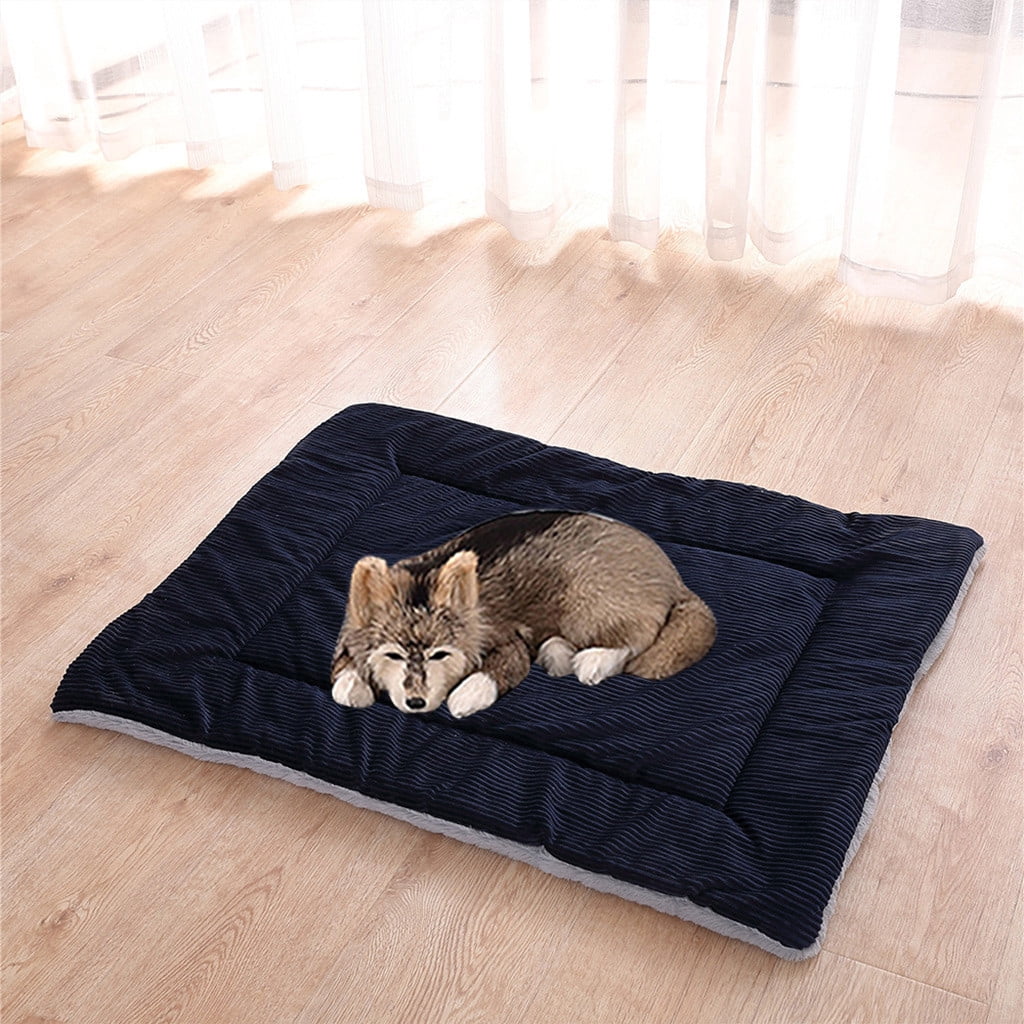 Wamans Dog Beds Large Sized Dog New Pet Short Plush Bed Mat Warm Sleeping Mattress for Small Medium Big Dog Clearance Items