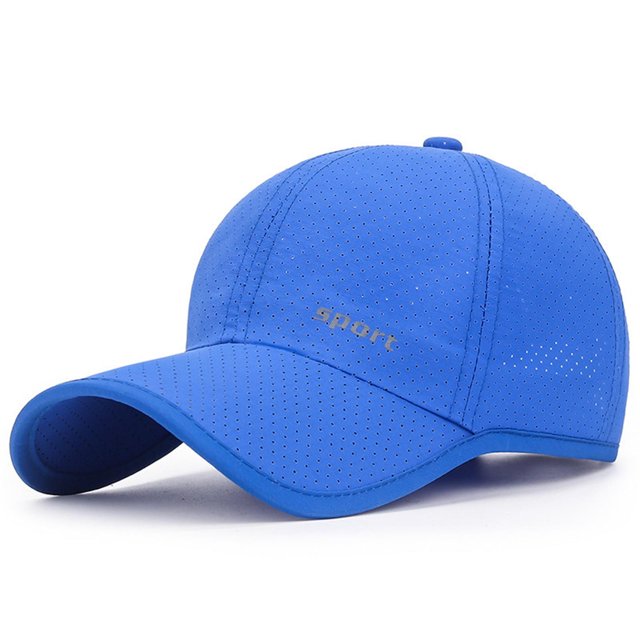 MIASHUI Unisex Summer Baseball Cap Lightweight Breathable Outdoor Sports Hat,Blue