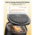 thumbnail image 2 of TIOKVIOP 1500W PTC Ceramic Space Heater with Thermostat, Remote, 12H Timer, 60° Oscillation and Safety Protection, 2 of 4