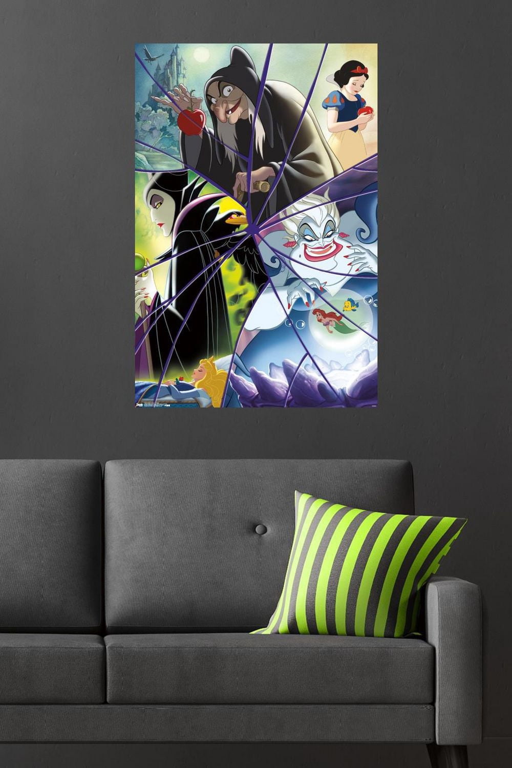 Disney VIllains - Collage Wall Poster, 22.375" x 34"