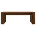 thumbnail image 2 of vidaXL Coffee Table Brown Oak 102x50x35 cm Engineered Wood, 2 of 5