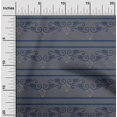 thumbnail image 1 of oneOone Georgette Viscose Fabric Swirl & Floral Block Printed Craft Fabric BTY 42 Inch Wide, 1 of 4