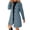 #0168-Navy, variant on Ailaofu Womens Peacoat Faux Wool Blend Single Breasted Long Trench Coat Dress Overcoat Winter
