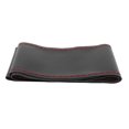 thumbnail image 3 of Steering Wheel Cover, Beautiful 37-38cm Hand Sewing Steering Wheel Cover Creative  For Protect Steering Wheel For Car Interior Decoration Black+Red Thread, 3 of 8