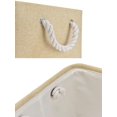 thumbnail image 4 of Foldable Storage Boxes, Large Fabric Baskets, 3-Pack(Beige, Small), 4 of 6