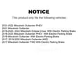 thumbnail image 2 of CMX Rear Ceramic Disc Brake Pads CMX-D2135 for Car Mitsubishi Outlander Eclipse Cross PHEV, 2 of 9