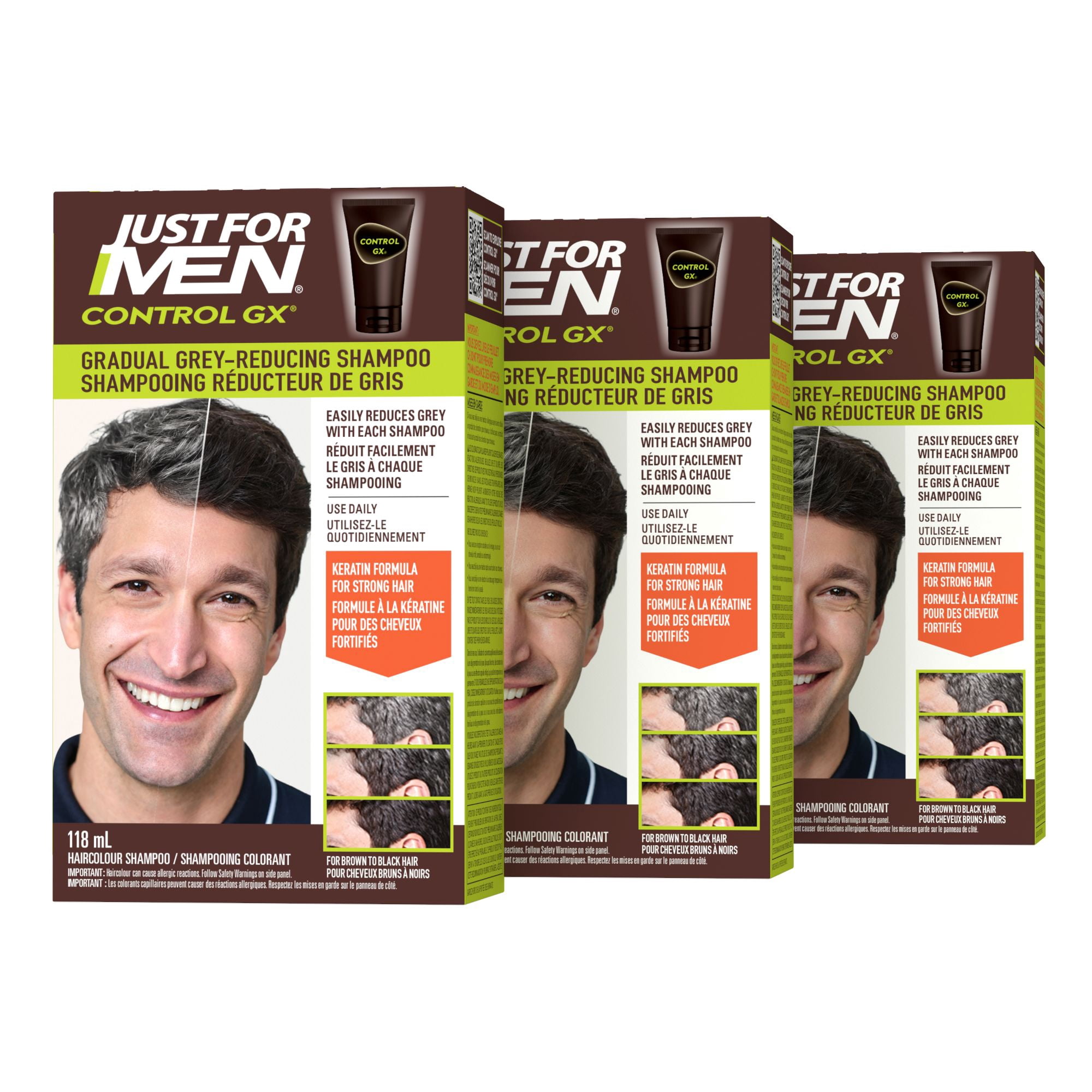 Just For Men Control GX Shampooing Réducteur De Gris
